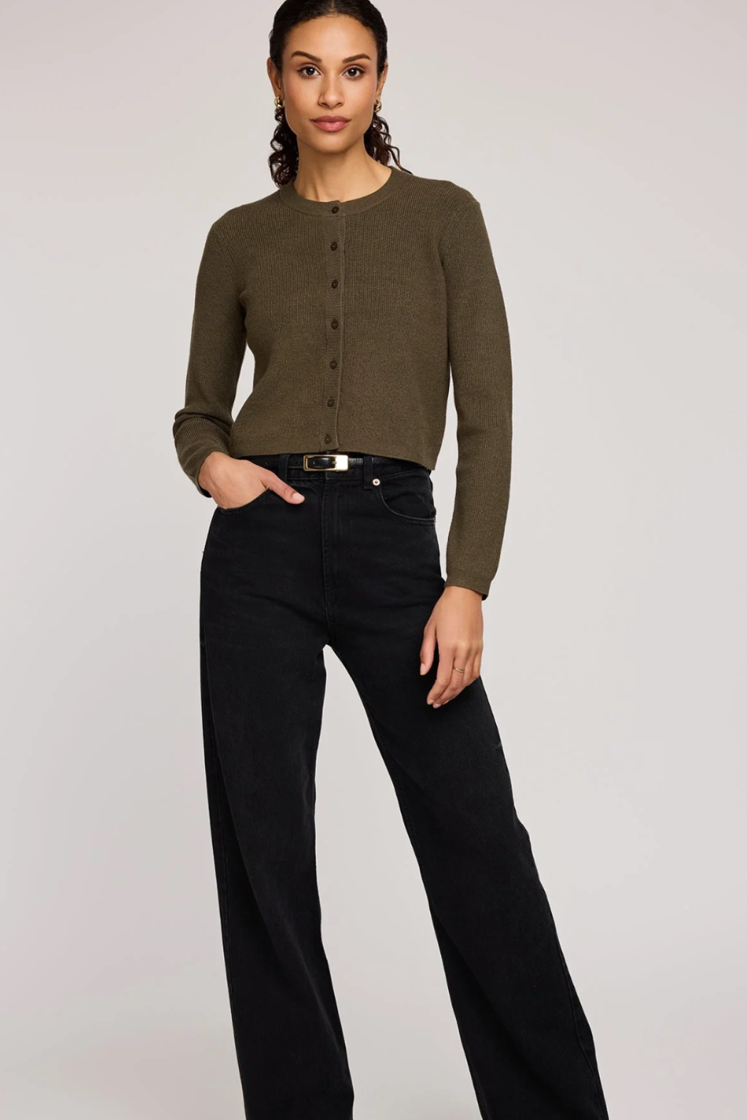 Mirabelle Cardigan - Olive