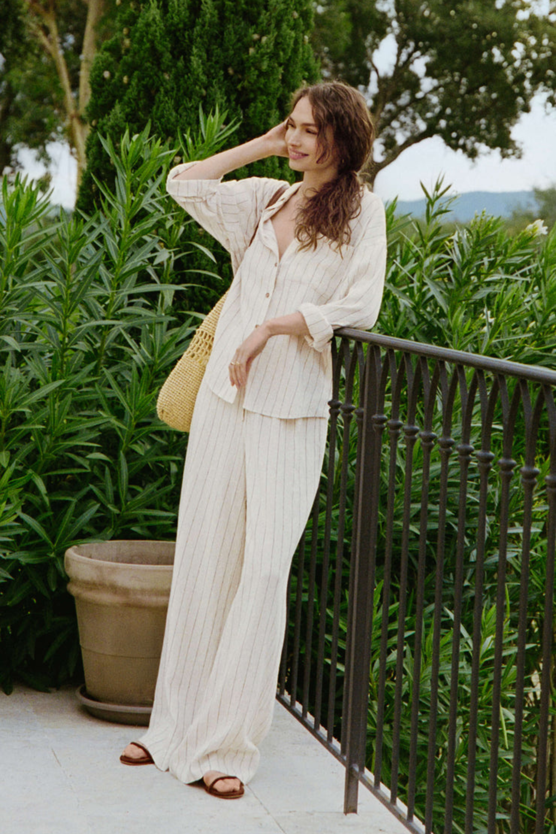 Z Supply Henri Striped Wide Leg Pant