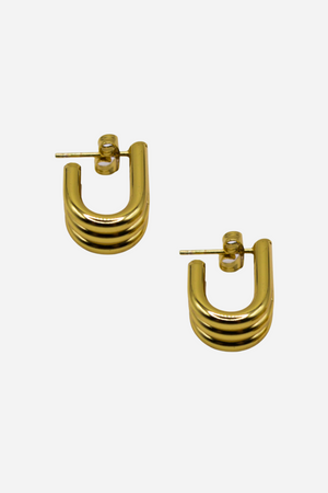 18K Zoey Triple Hoop Earrings