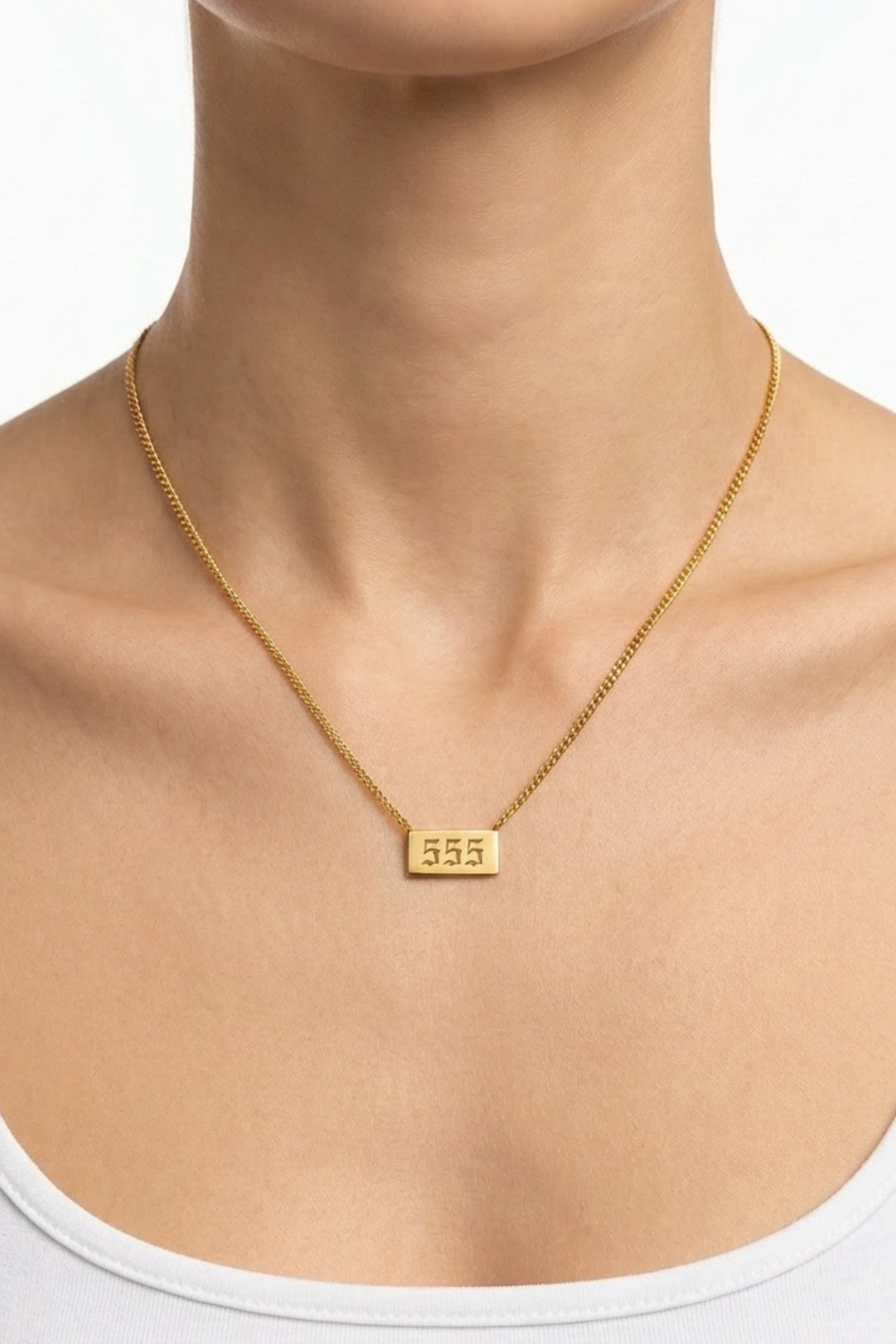 18K Angel Number Necklace