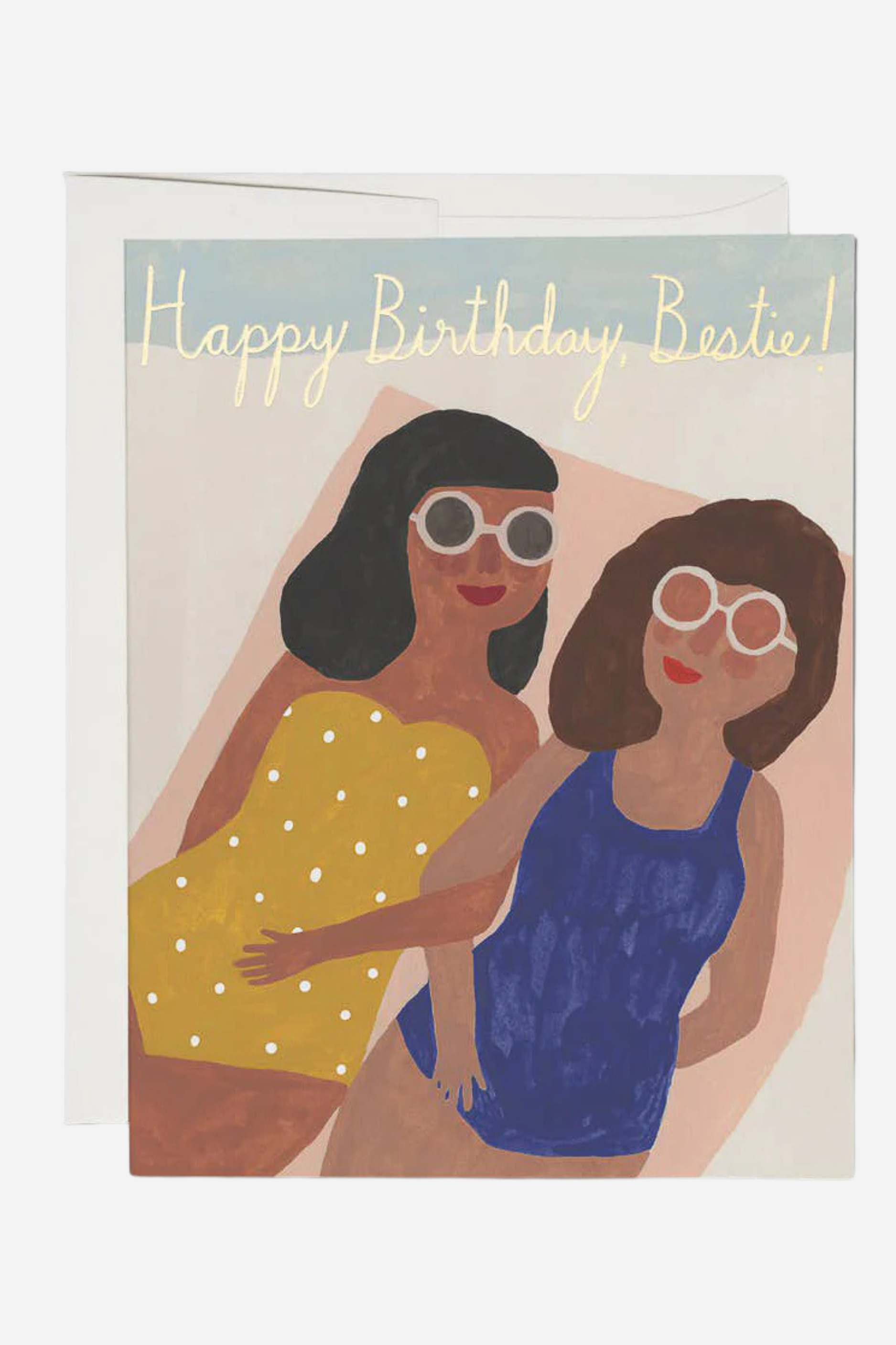 Red Cap Cards - Besties Birthday Card