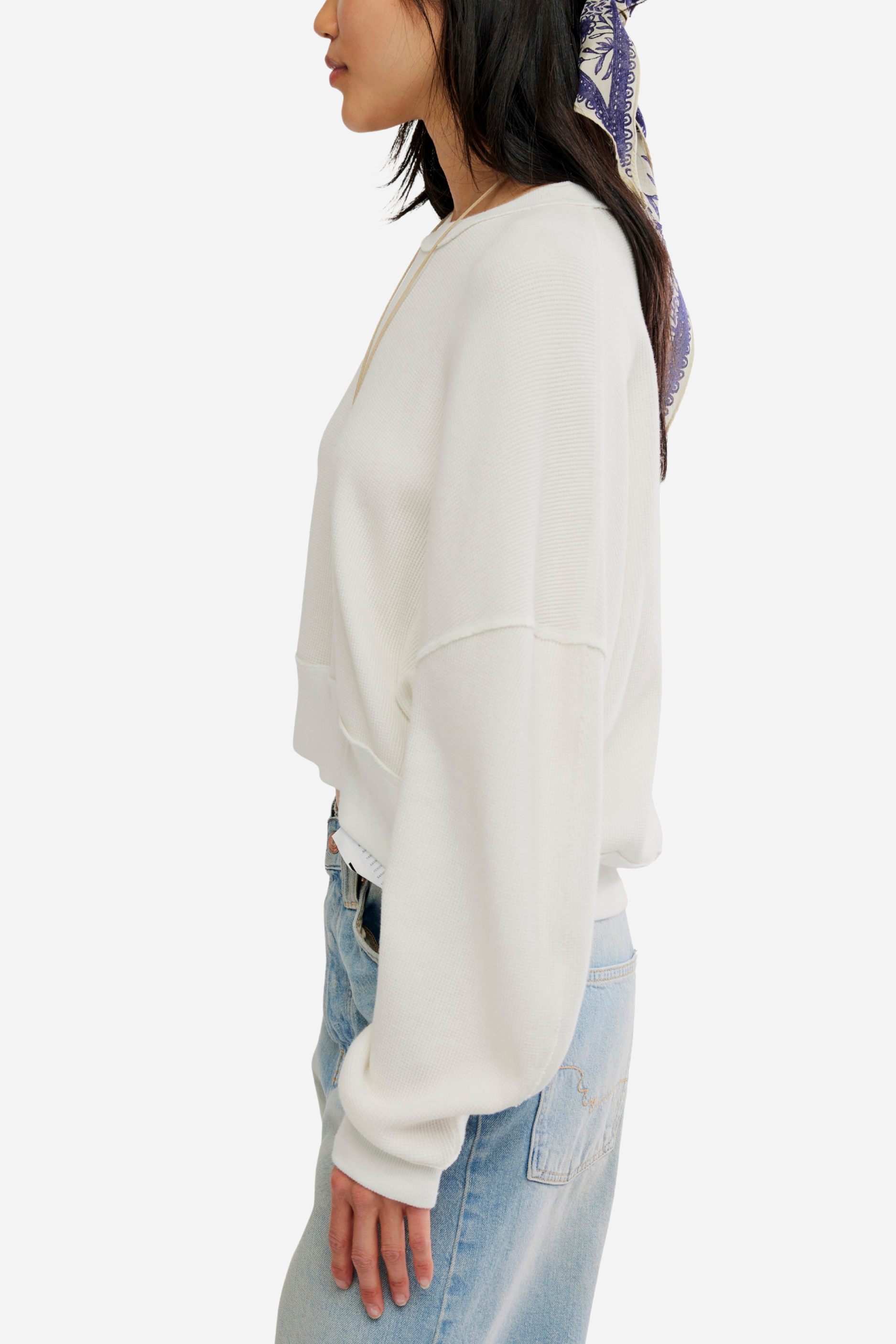 Free People Skyline Tee - Clean Ivory