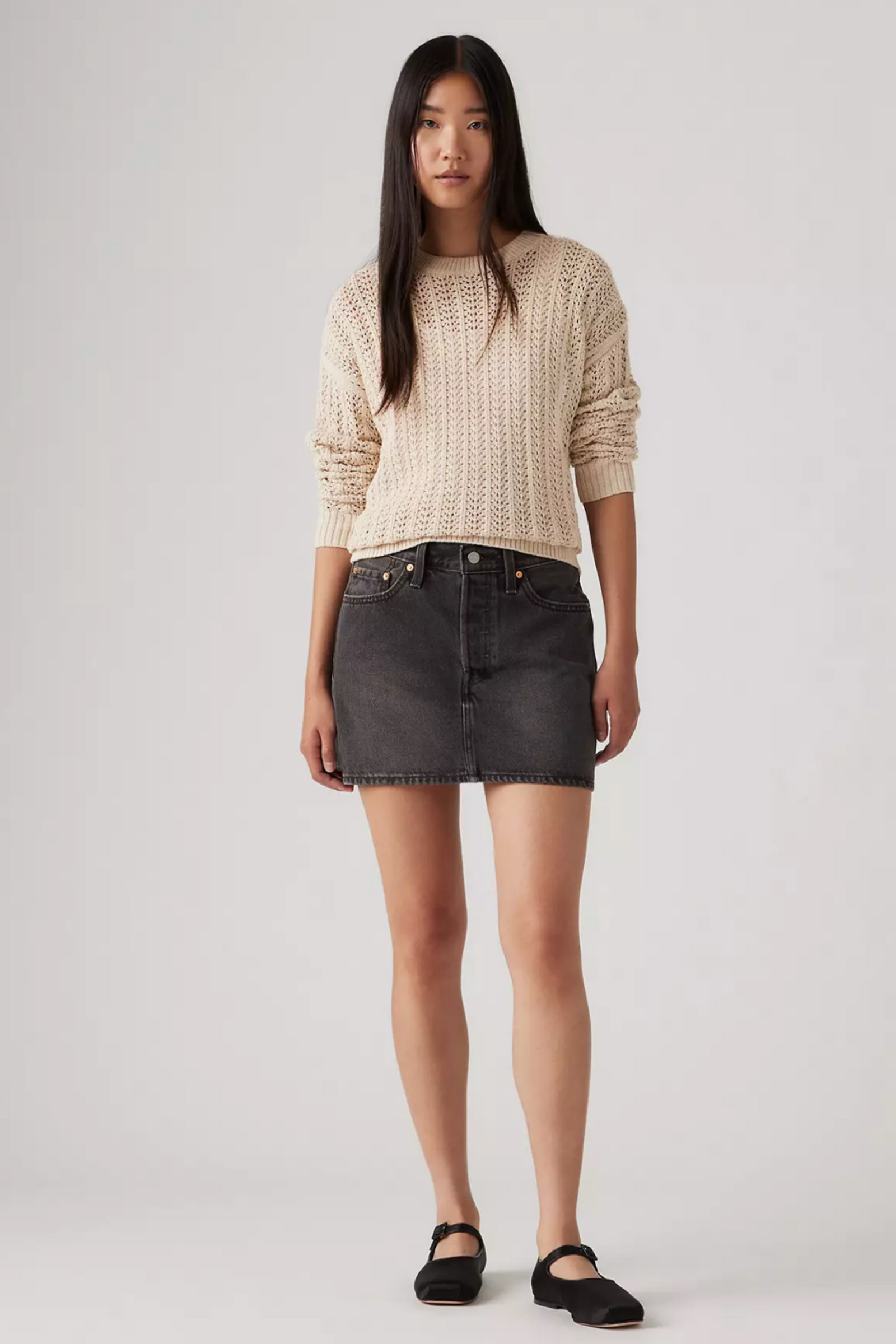 Levi's Icon Mini Skirt - Dark Mirror