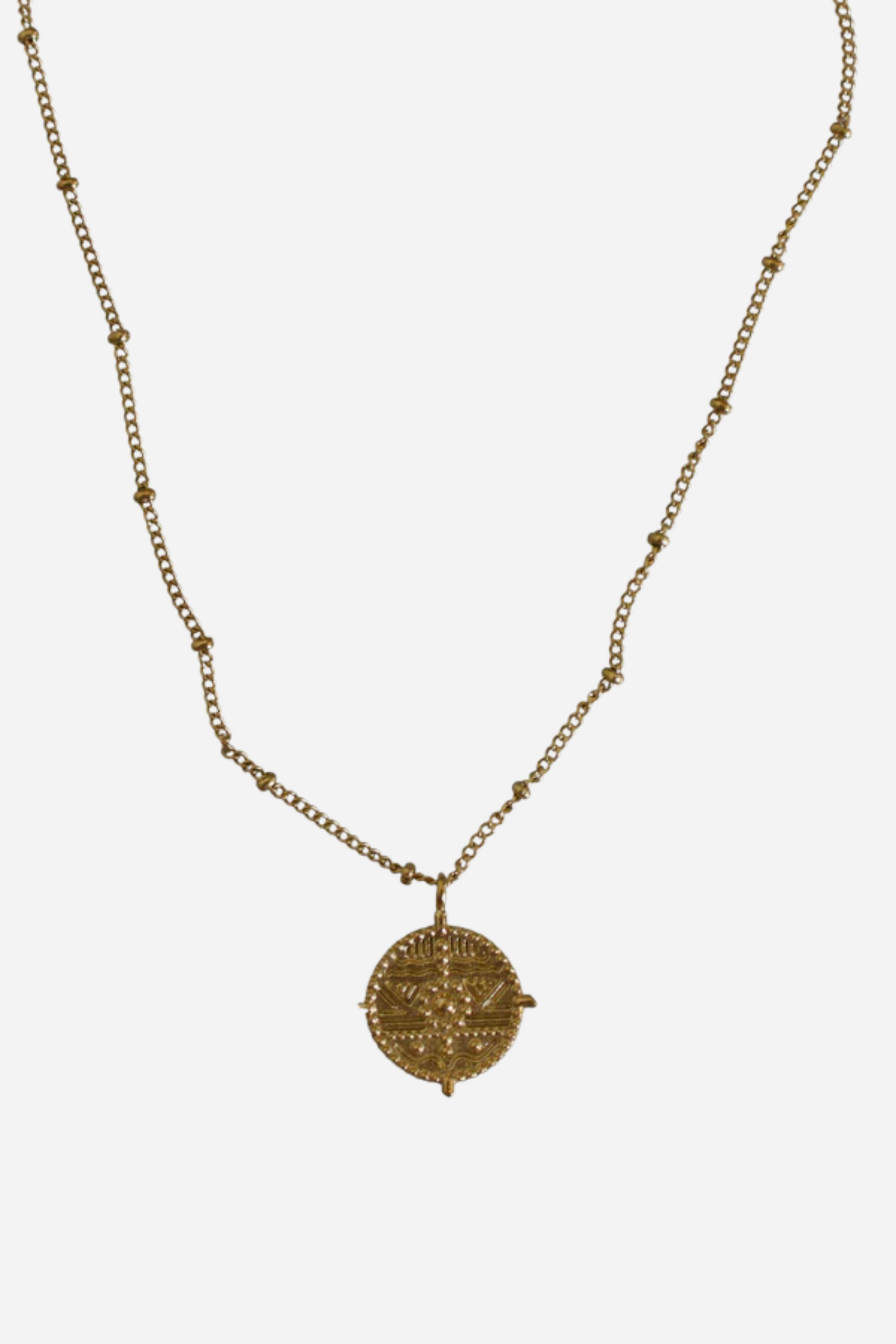 18K Selena Coin Necklace