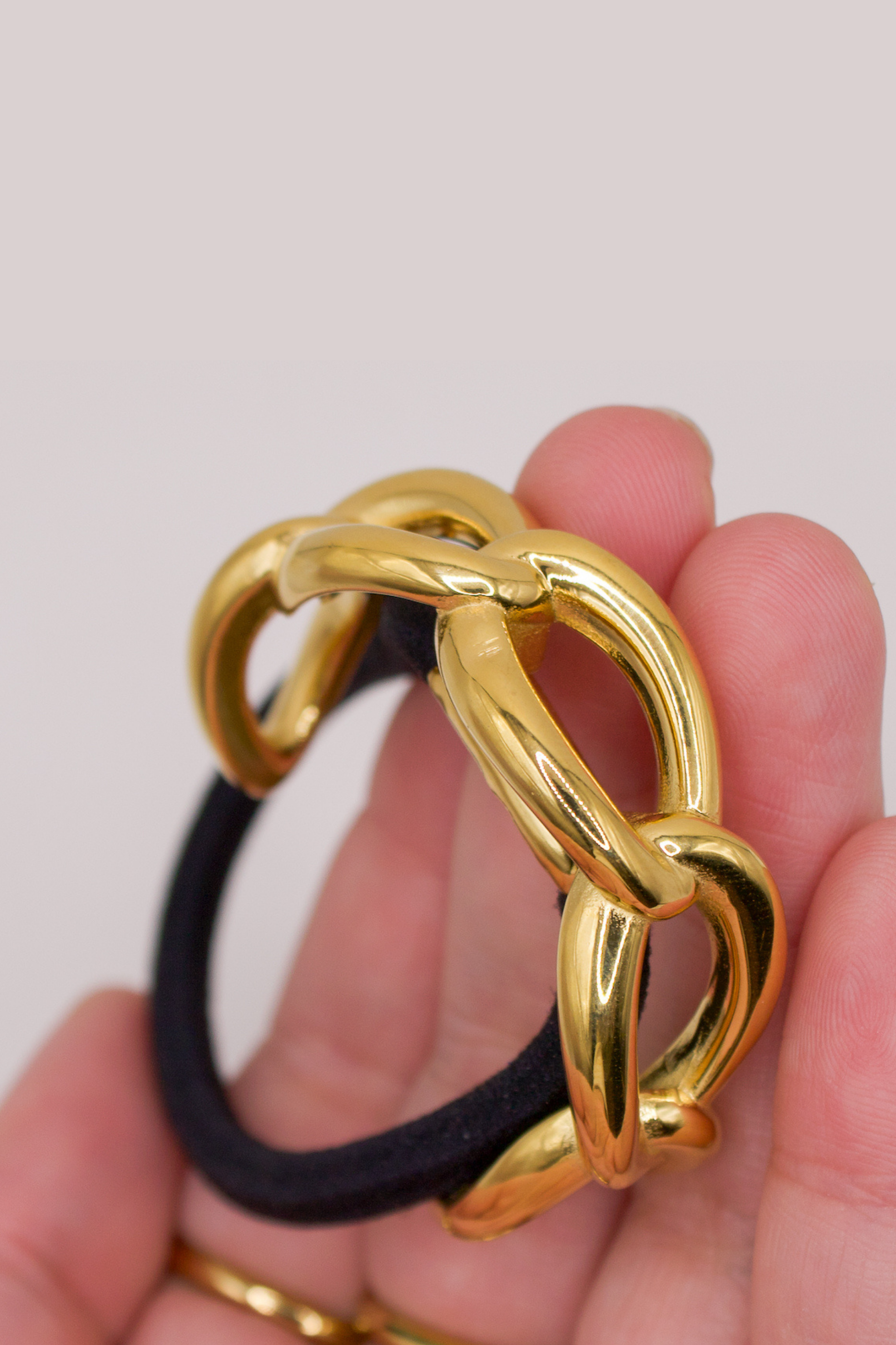 Metal Pony Tail Hair Tie - 1 pc