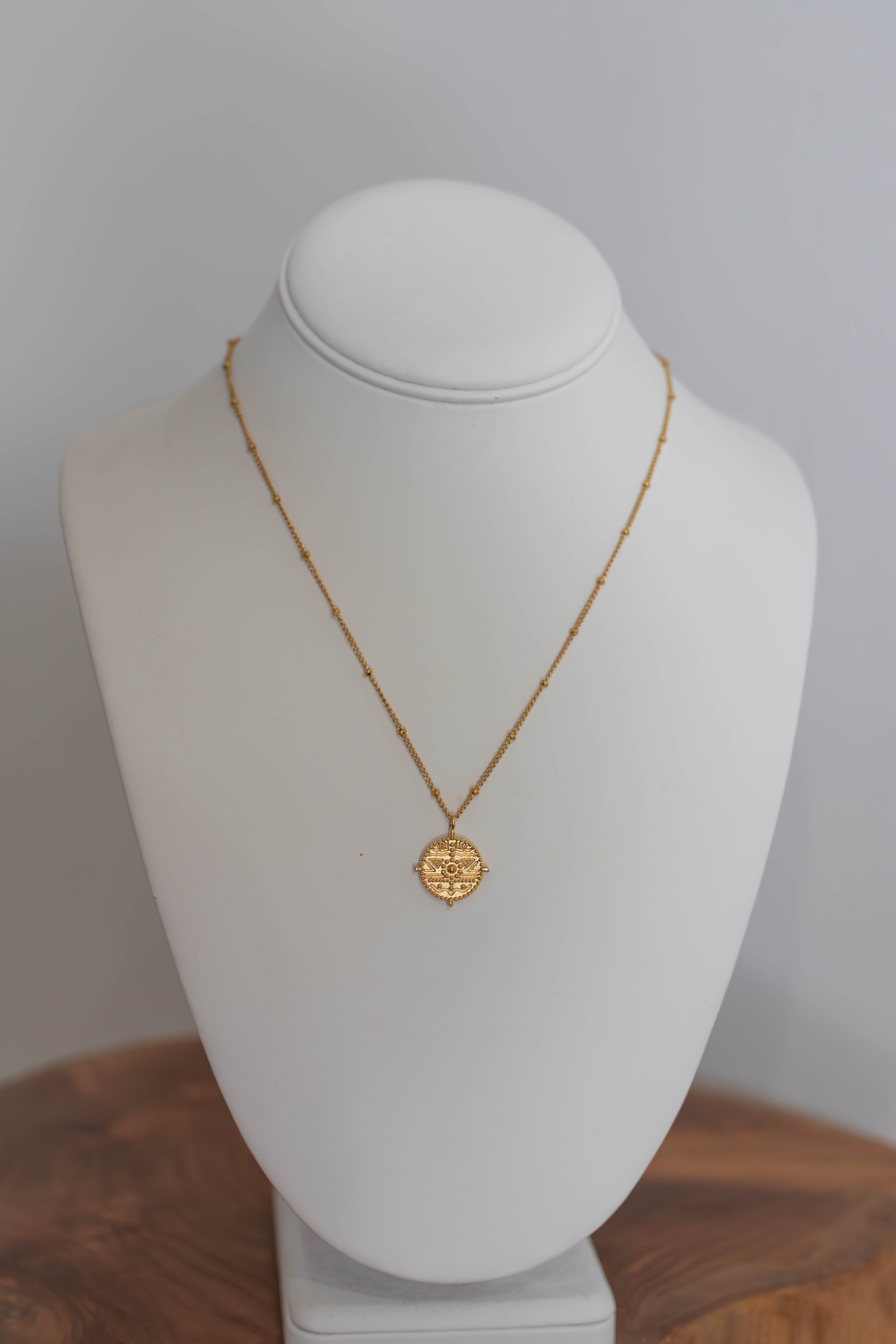 18K Selena Coin Necklace