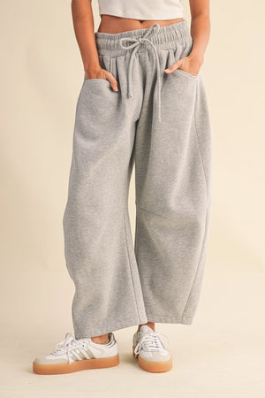 Barrel Sweatpants - Heather Grey