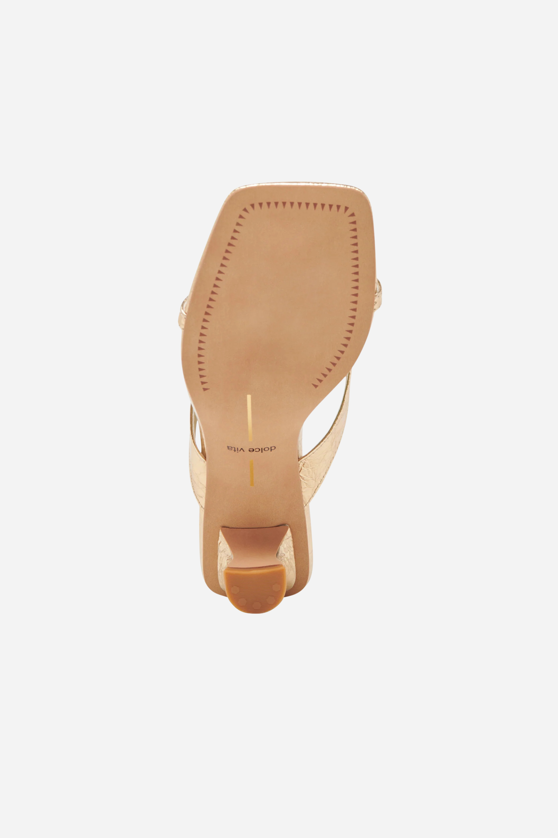 Dolce Vita Brevel Heels - Gold Leather