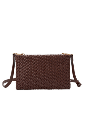 Melie Bianco - Daisy Crossbody Bag - Espresso