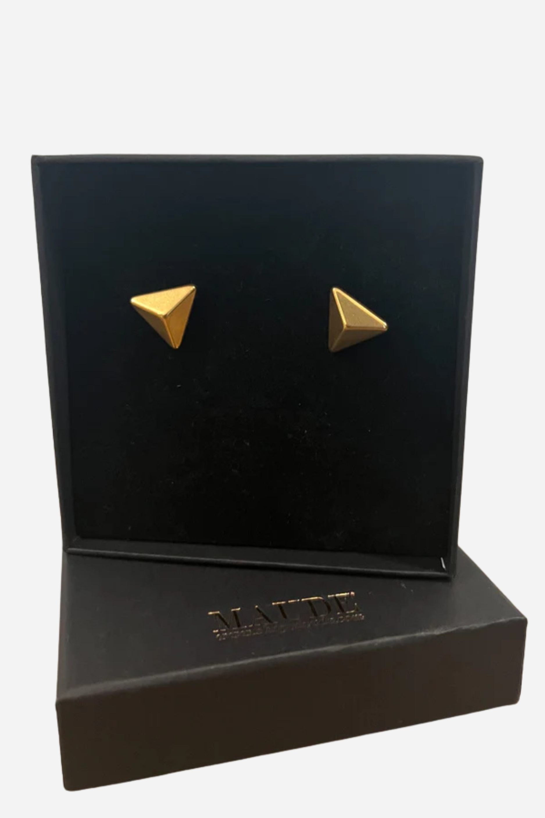 18K Chloe Triangle Earrings