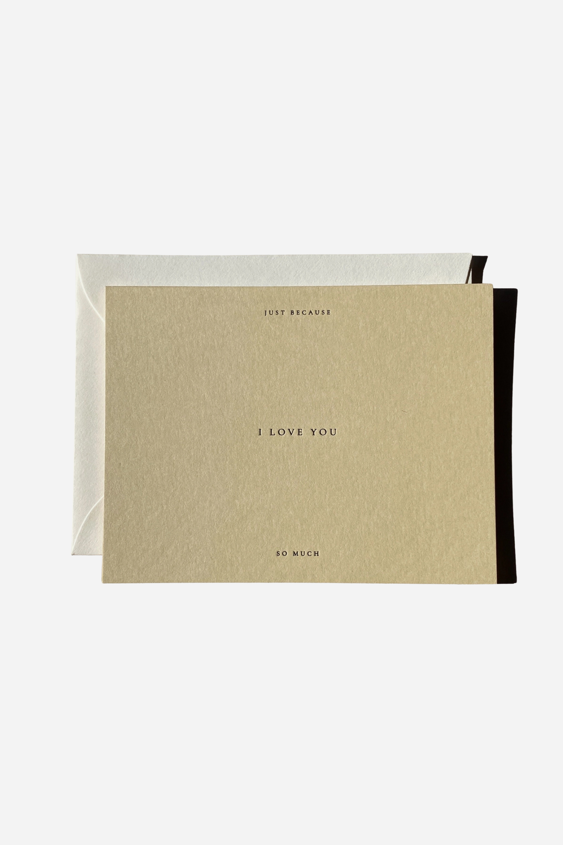 Jaymes Paper - I Love You Card