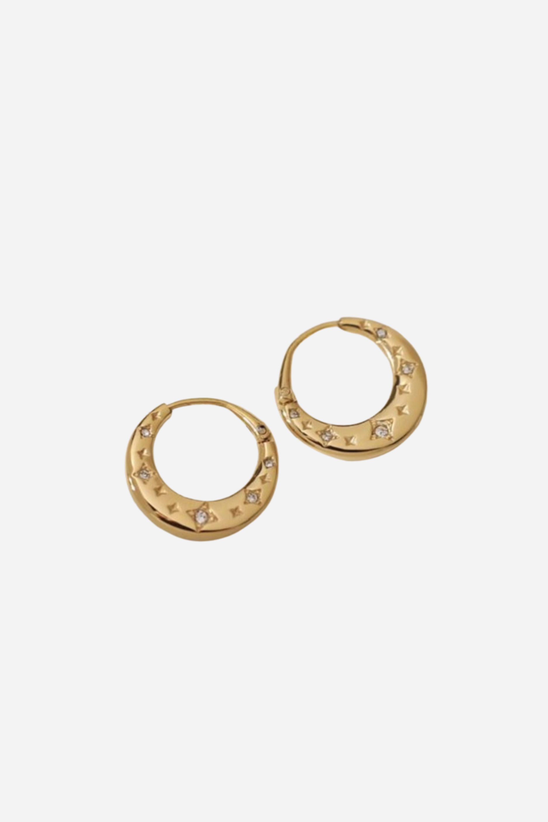 18K Madison Hoop Earrings