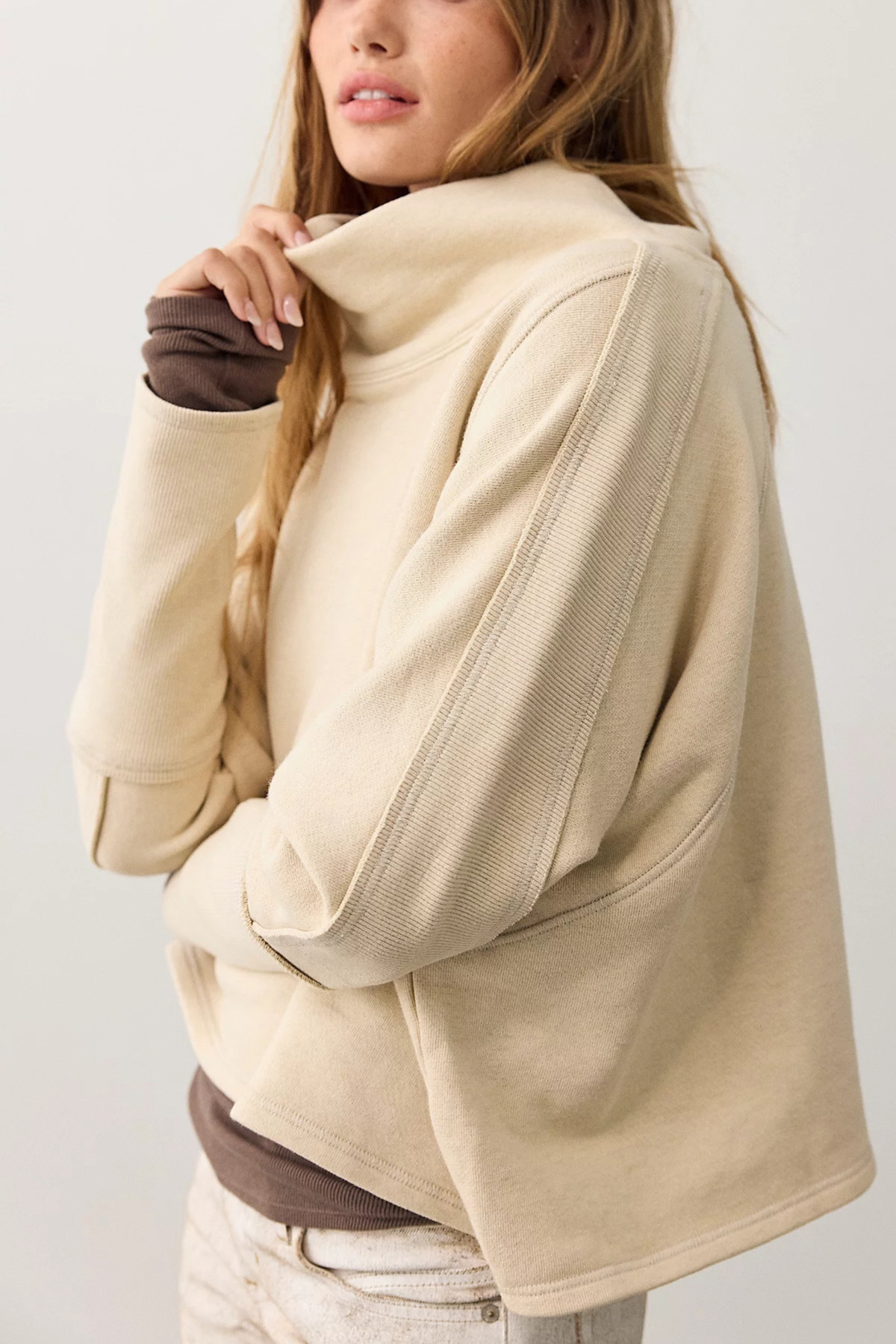 Free People - My Girl Pullover - Light Oatmeal