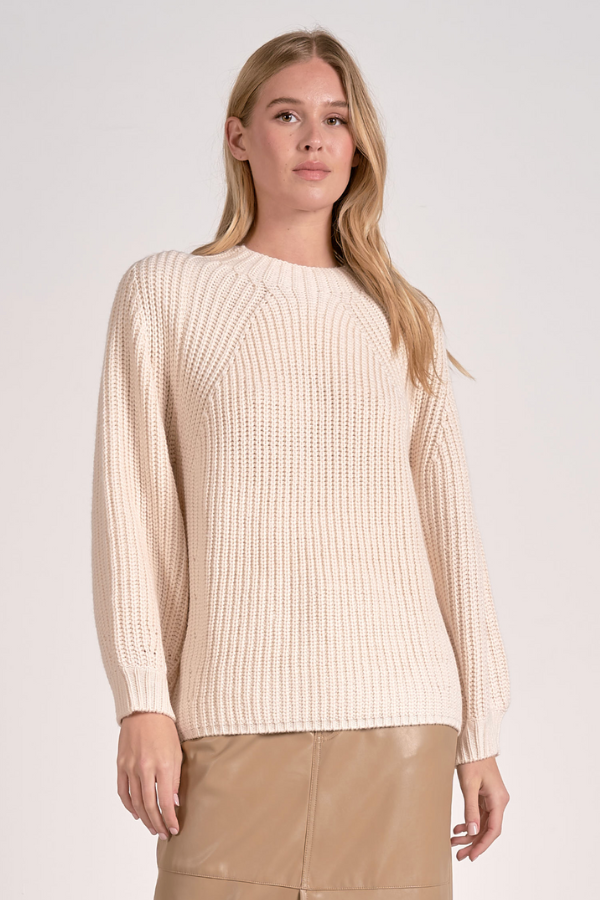 Ribbed Knit Cozy Sweater