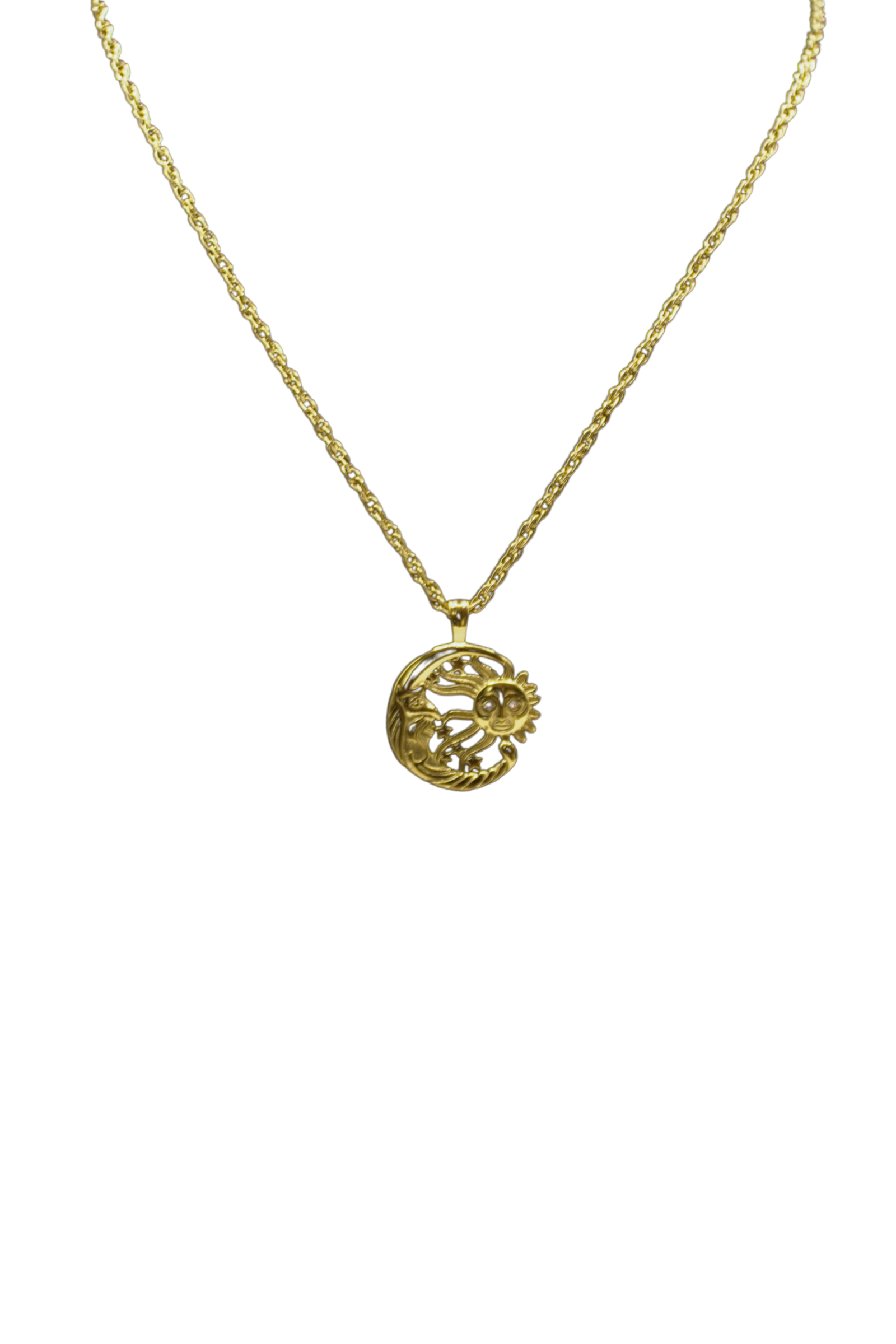 18K Noelle Sun Necklace