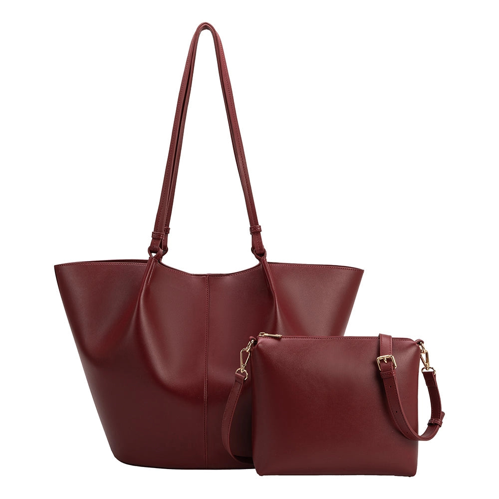 Melie Bianco - Lydia Shoulder Bag - Cranberry