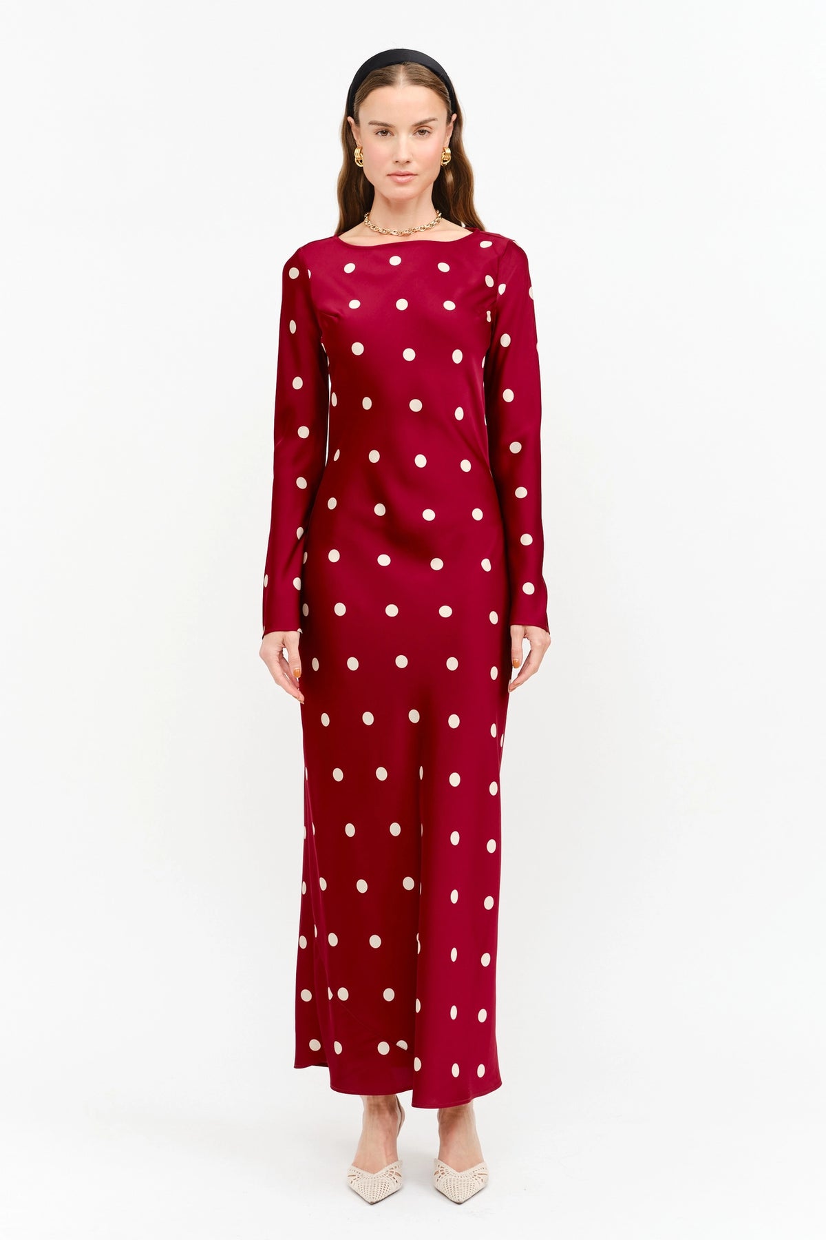 Georgie Maxi Dress - Wine