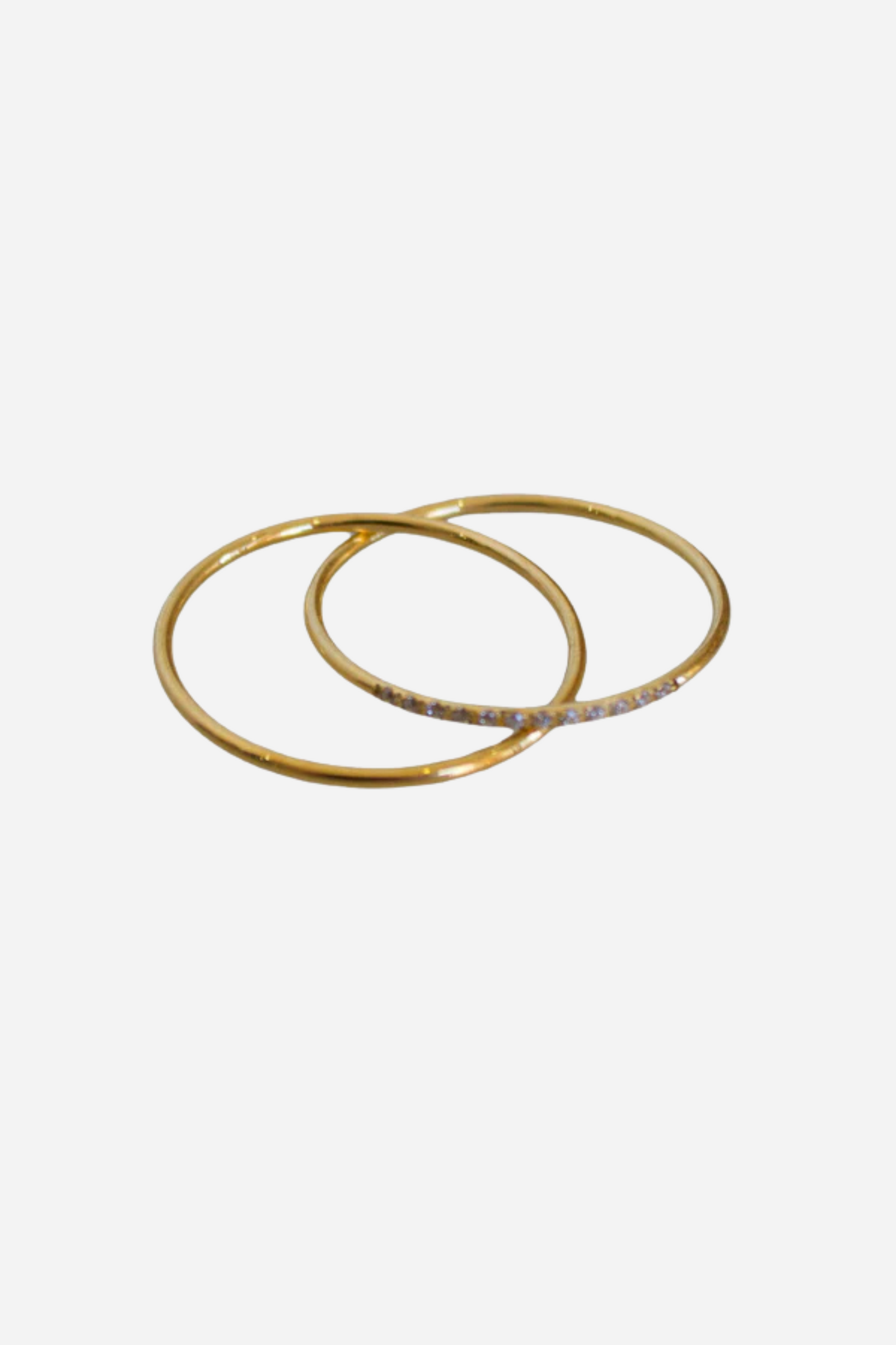 18K Ellie Double Linked Ring