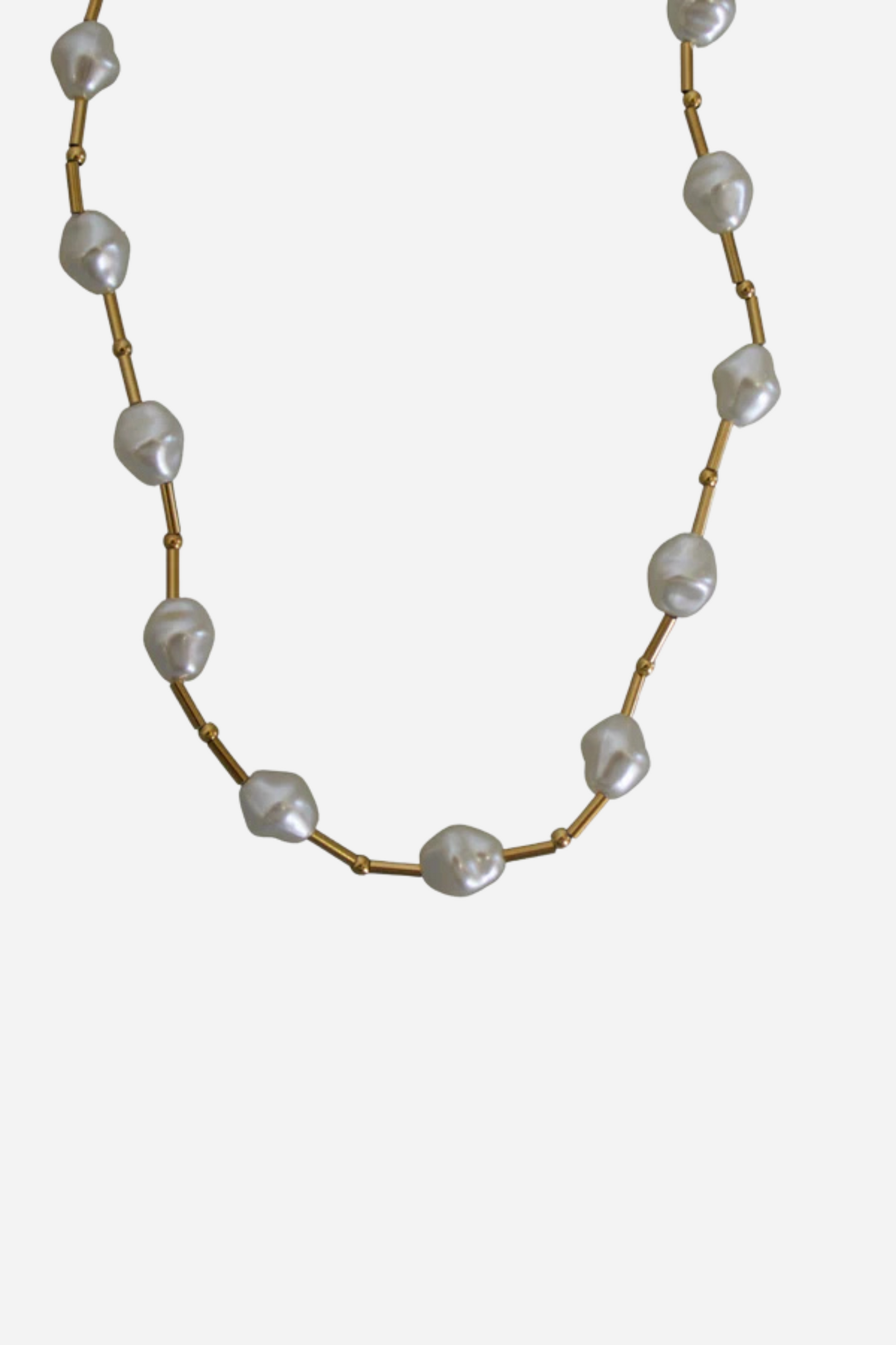18K Summer Chunky Pearl Necklace