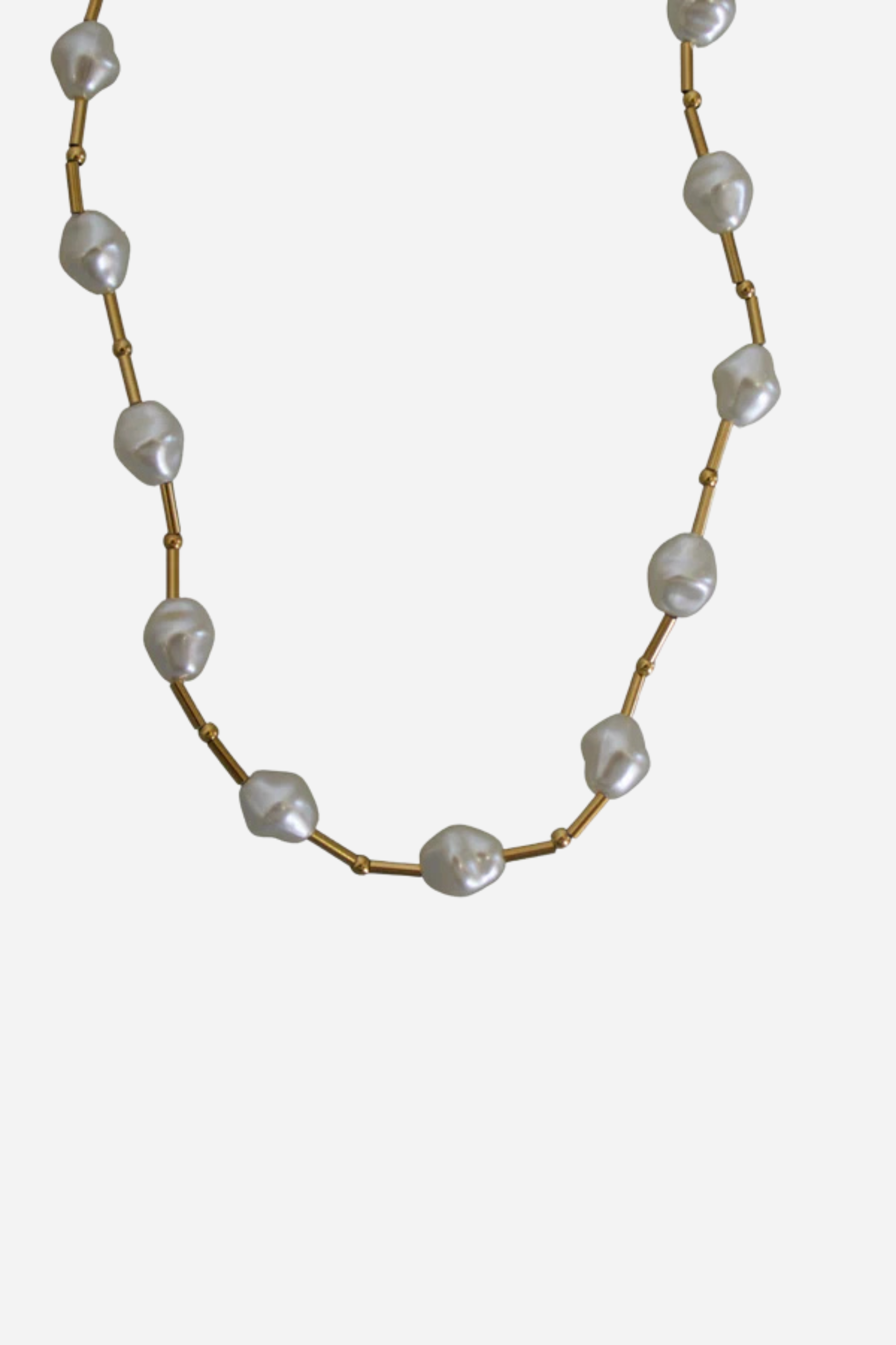 18K Summer Chunky Pearl Necklace
