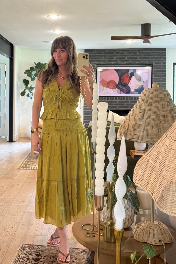 Tropez Smocked Skirt