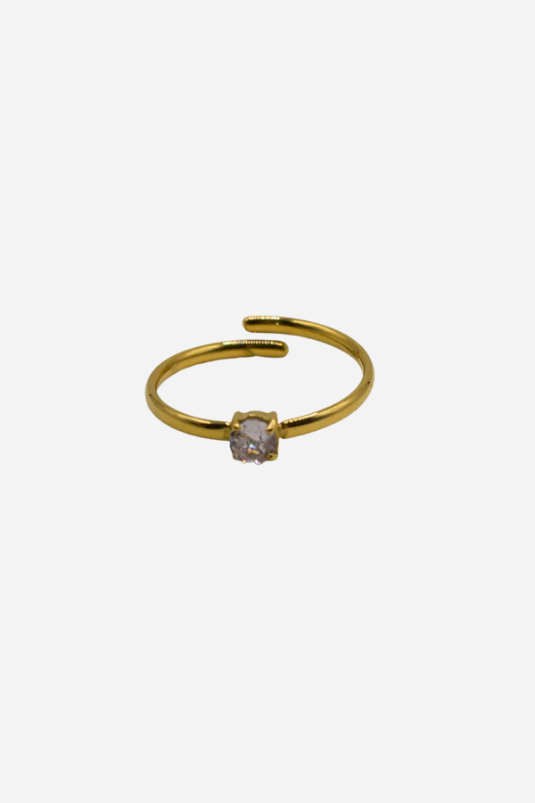 18K Maeve Dainty Diamond Ring