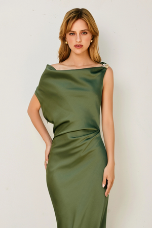 Camila Midi Dress - Green