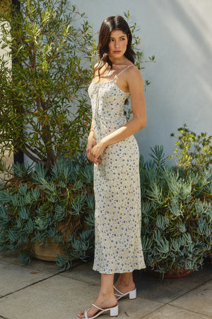 Ditsy Rose Maxi Dress