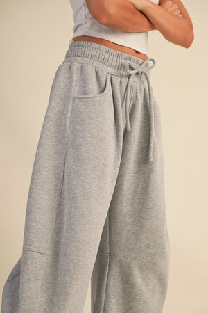 Barrel Sweatpants - Heather Grey