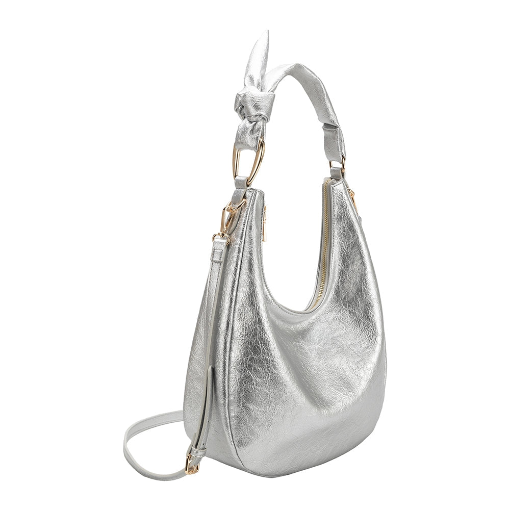 Melie Bianco - Lilie Shoulder Bag - Silver