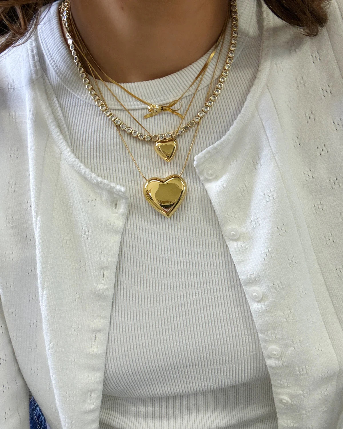 Bracha Cora Heart Necklace - Small