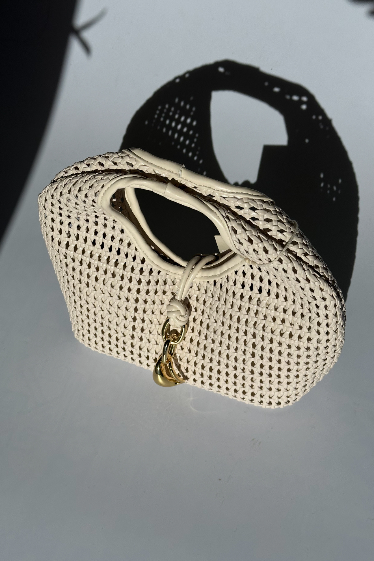Dolce Vita Dahlia Woven Bag - Cream