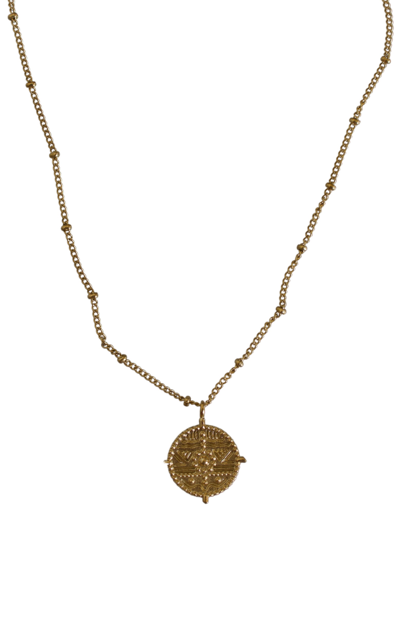 18K Selena Coin Necklace