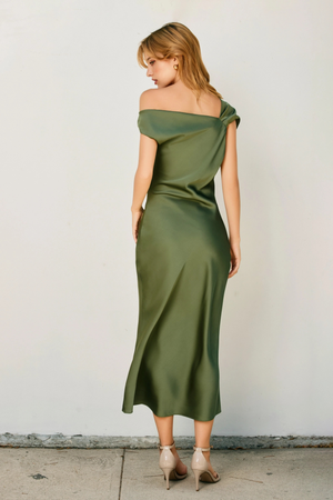 Camila Midi Dress - Green