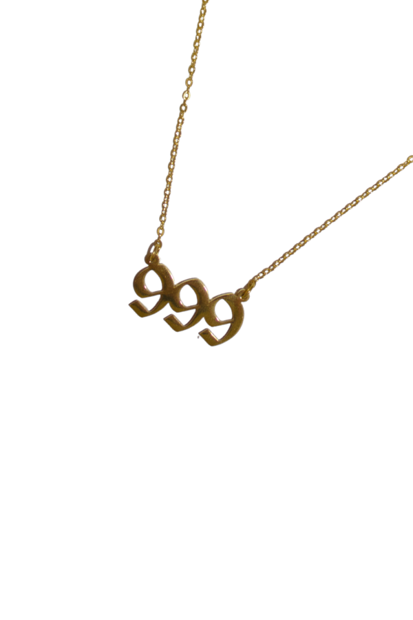 18K Angel Number Necklace