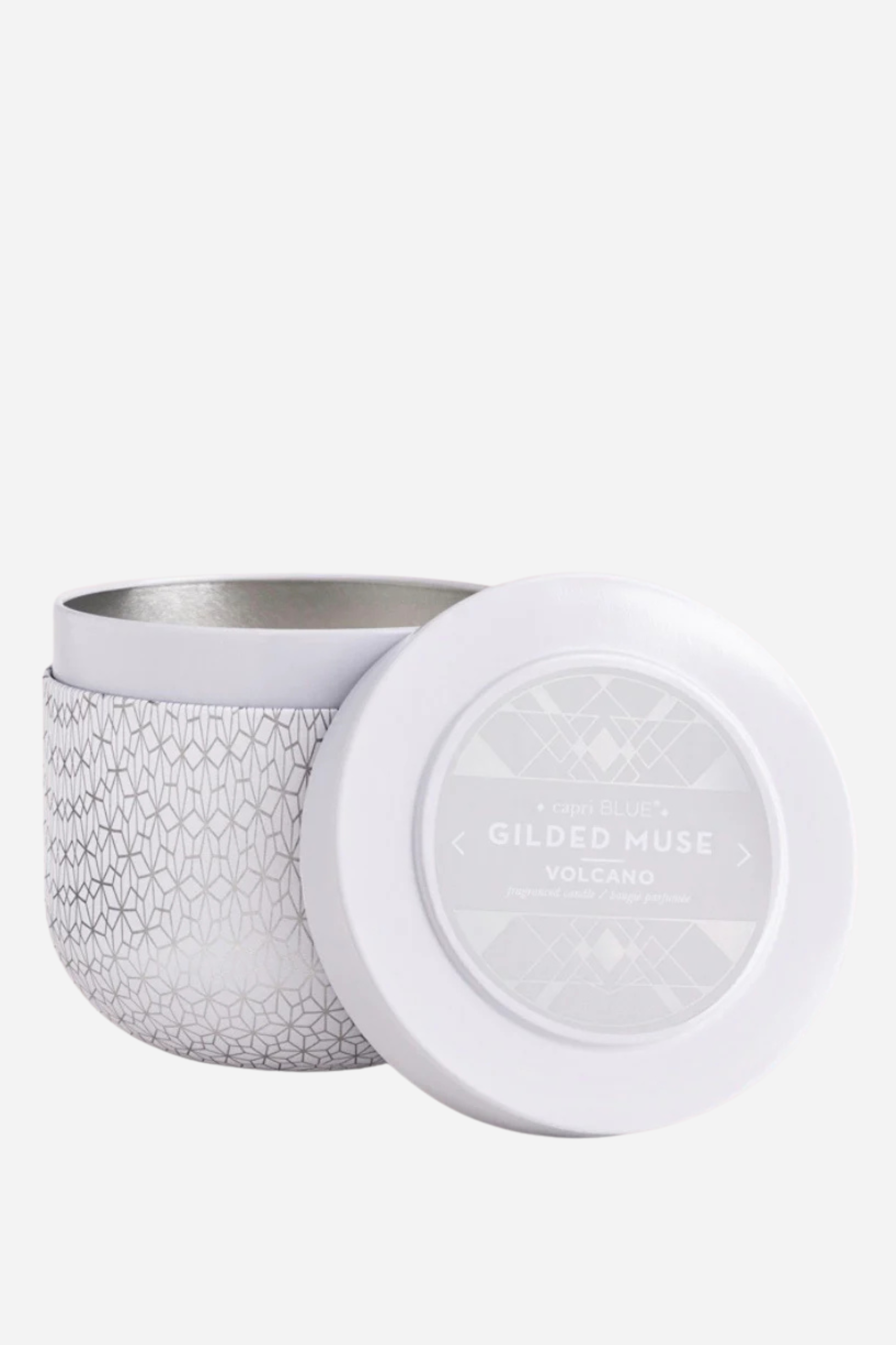 Capri Blue Gilded Muse Tin Candle