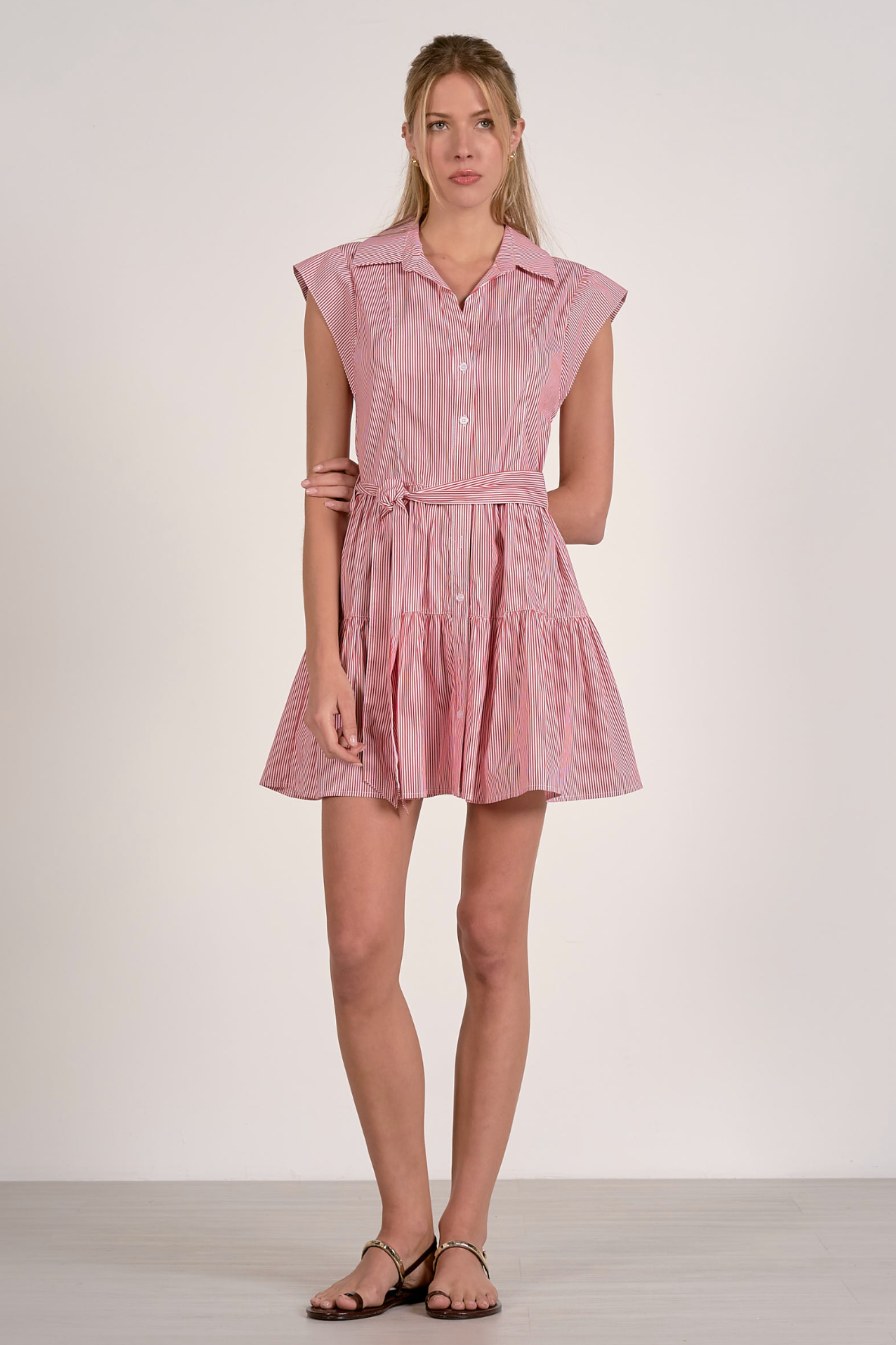 Lyla Striped Mini Dress