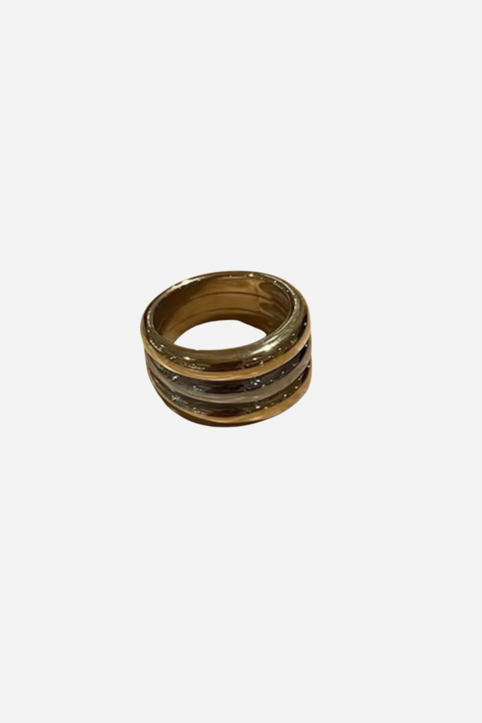 18K Charlie Stacked Ring
