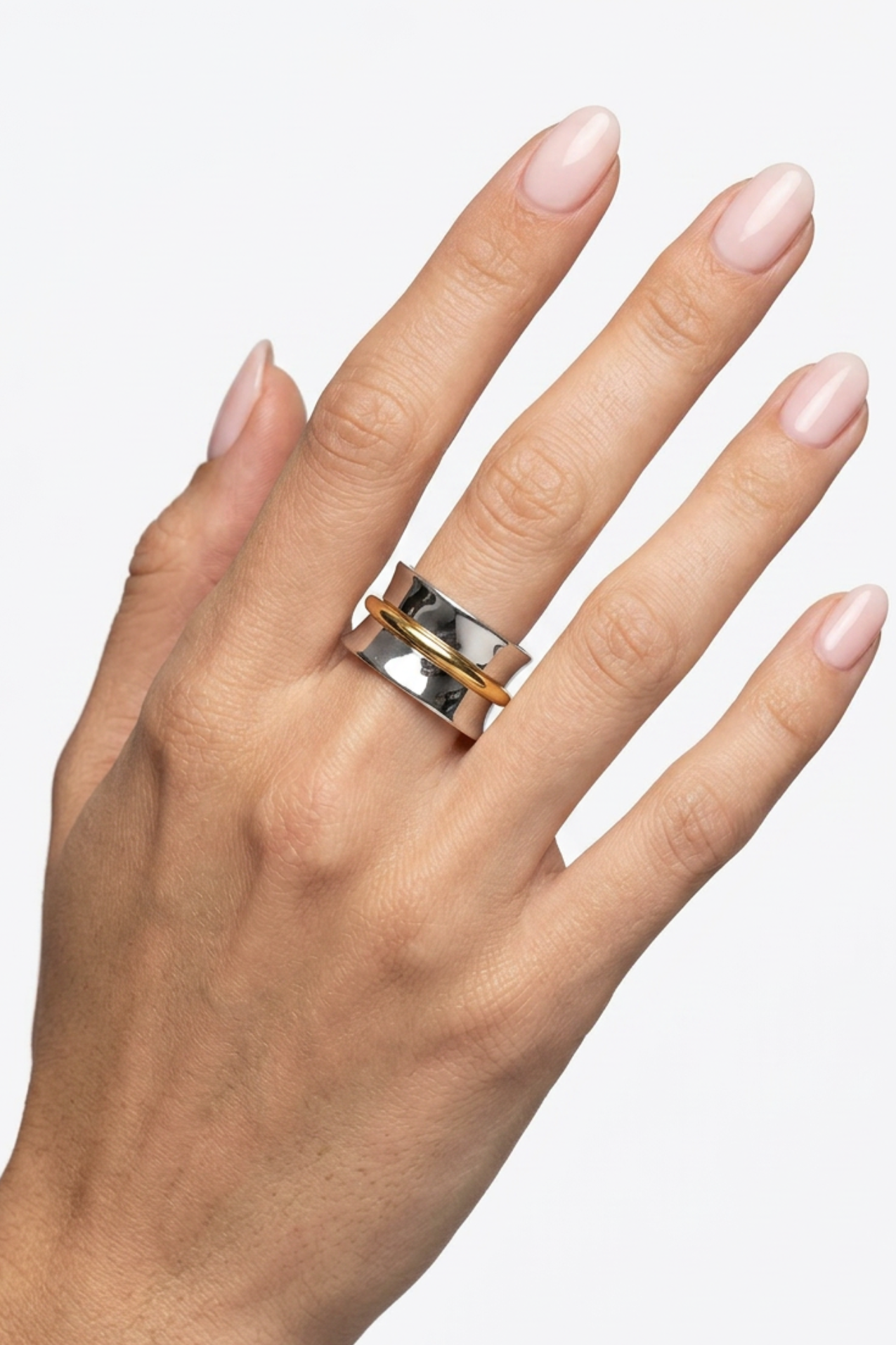 18K Sofia Mixed Metal Ring