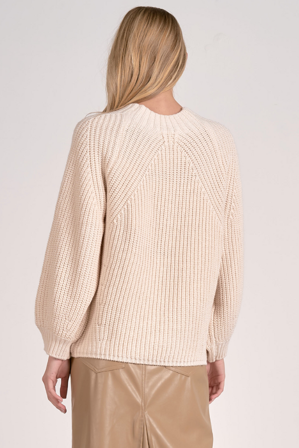 Ribbed Knit Cozy Sweater