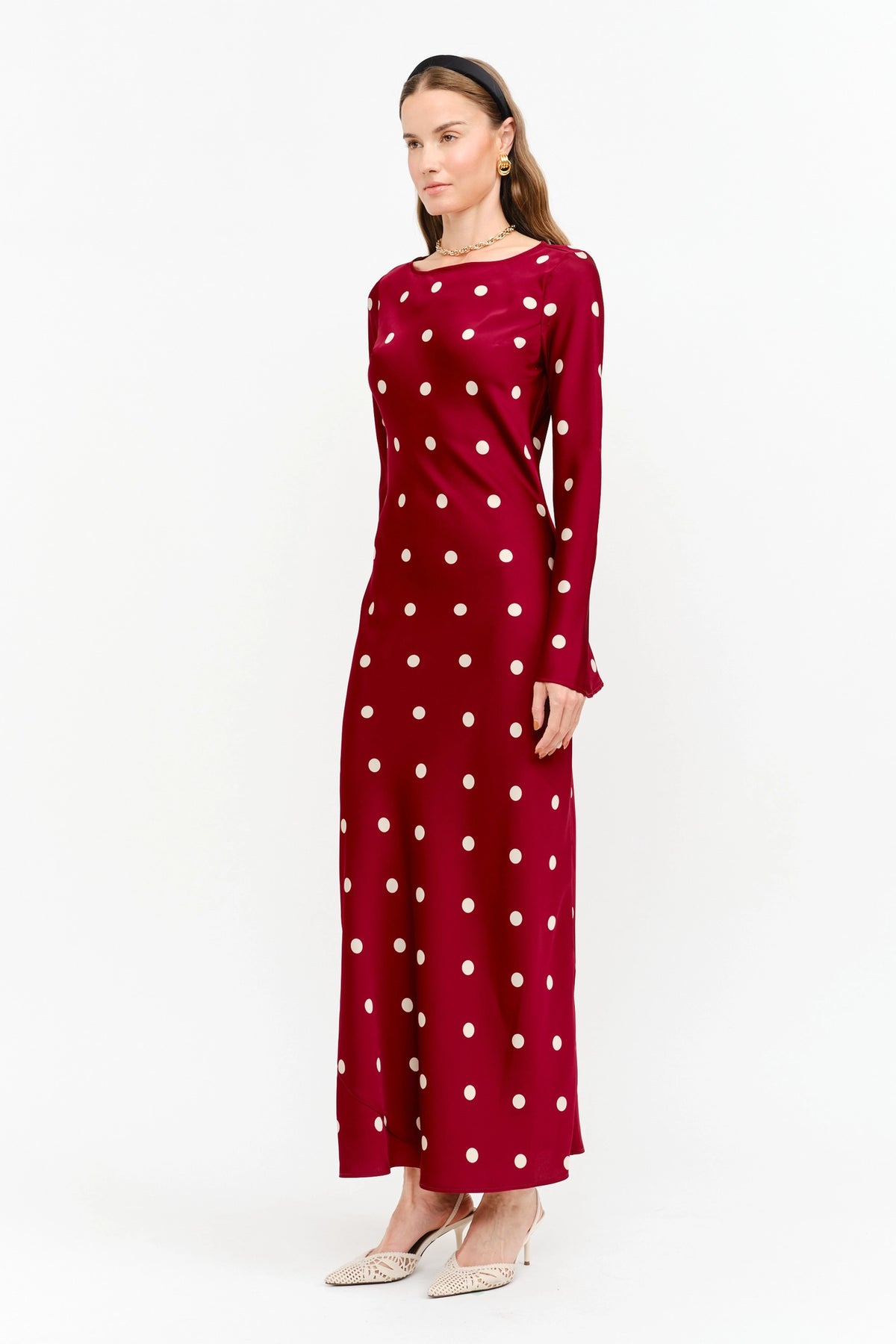 Georgie Maxi Dress - Wine
