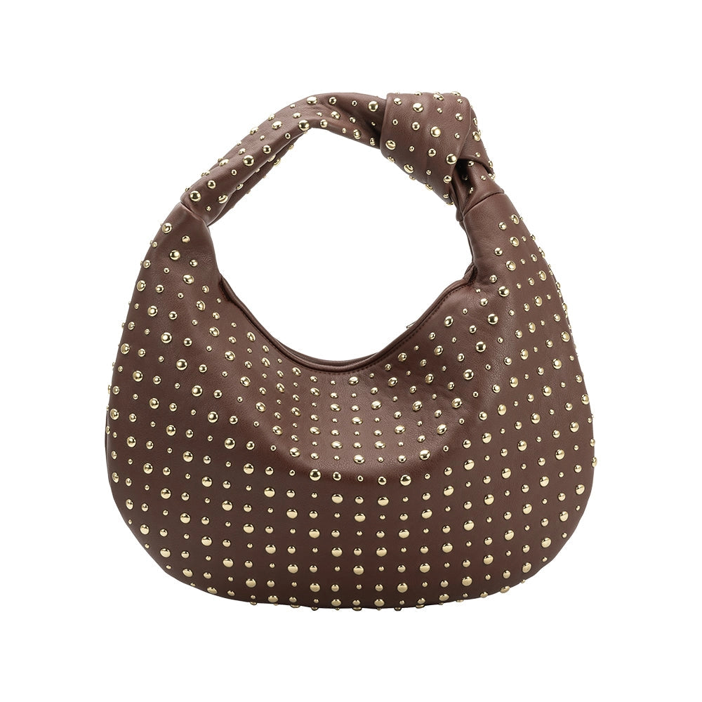 Melie Bianco - Brigitte Studded Bag - Chocolate