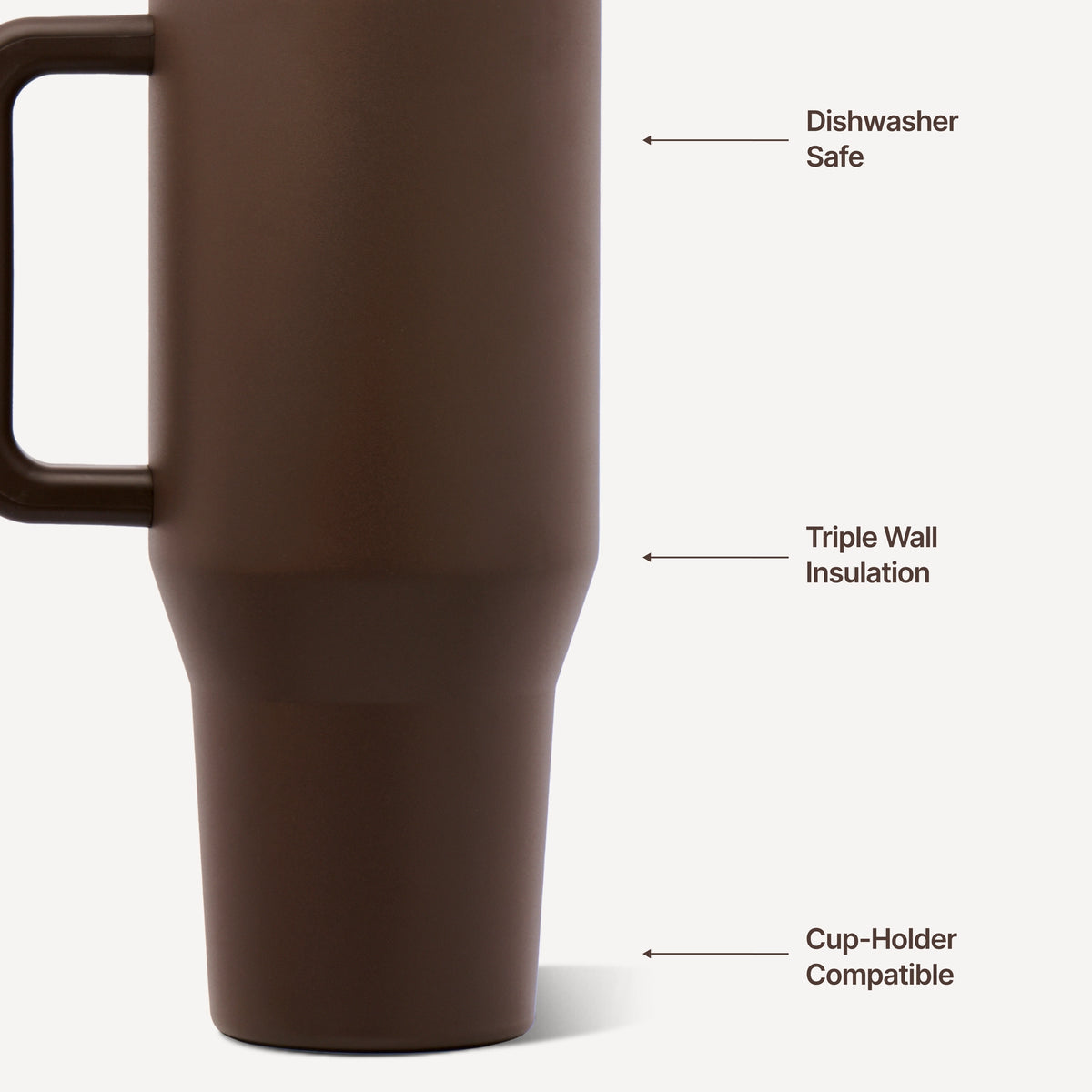 Hydrojug - 40 Oz Traveler Tumbler - Chestnut