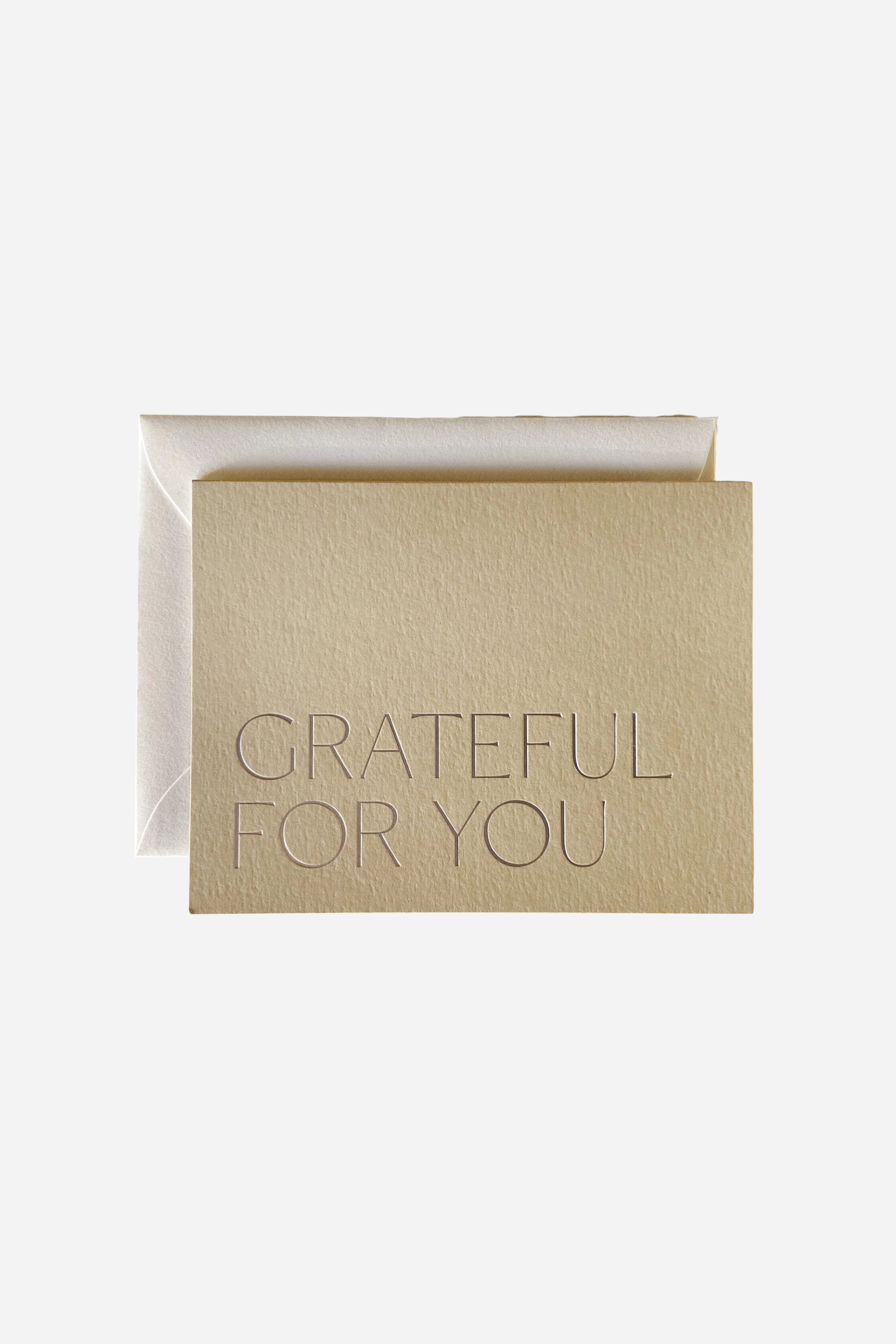 Jaymes Paper - Grateful For You Card
