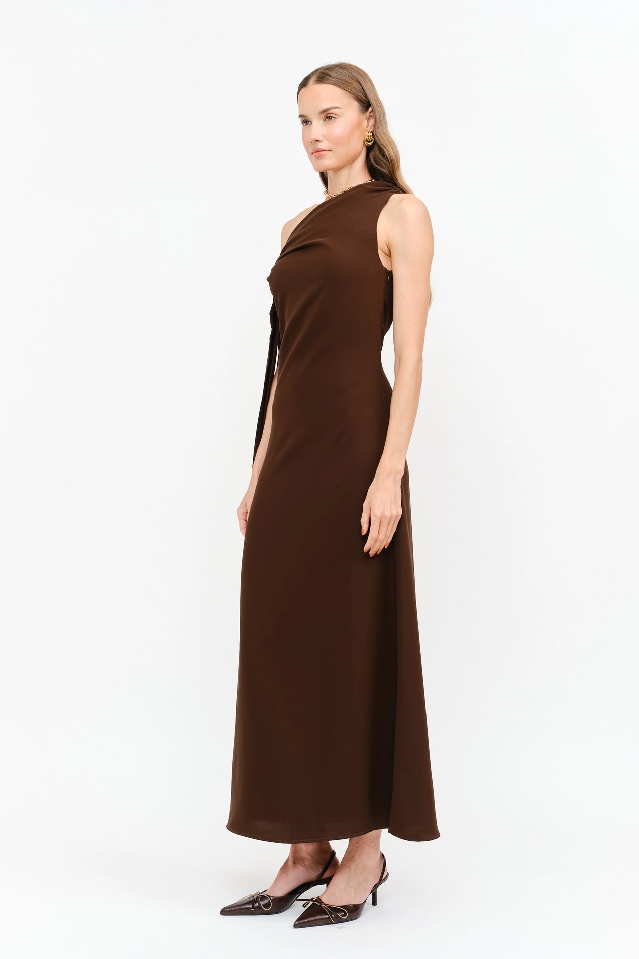 Remie Maxi Dress - Brown