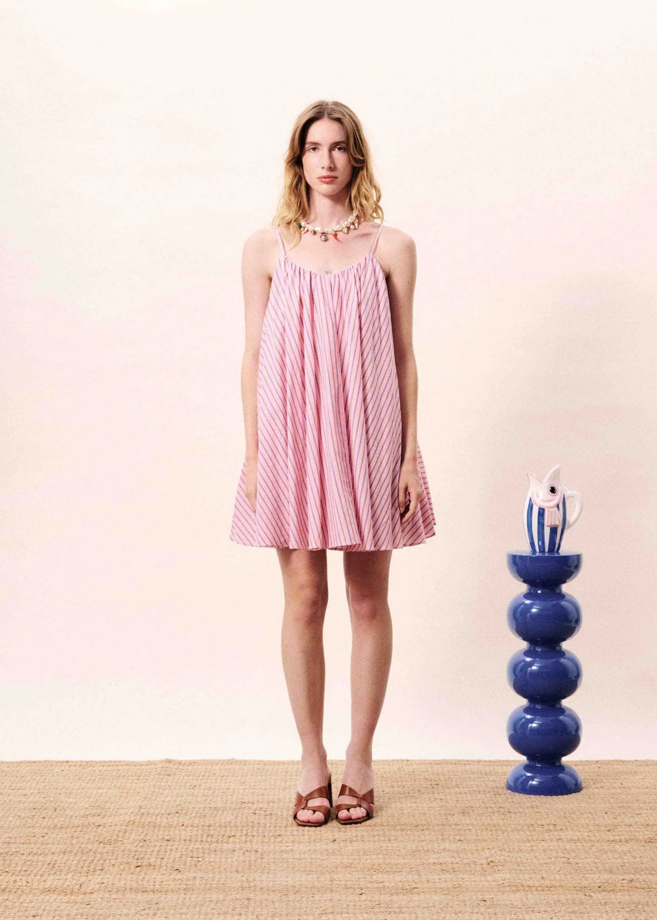 FRNCH Poroa Dress - Rose