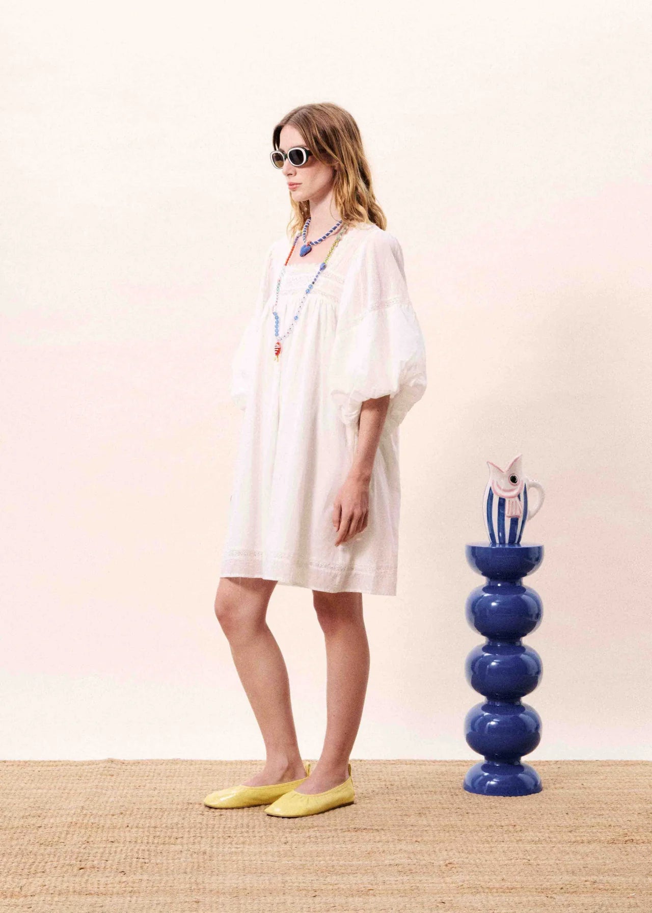 FRNCH Lorelei Dress - Creme