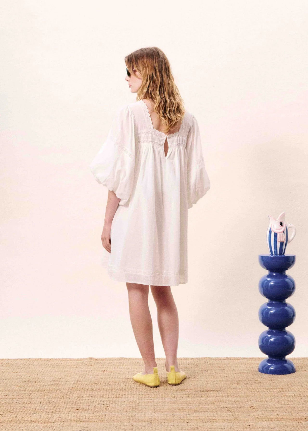 FRNCH Lorelei Dress - Creme