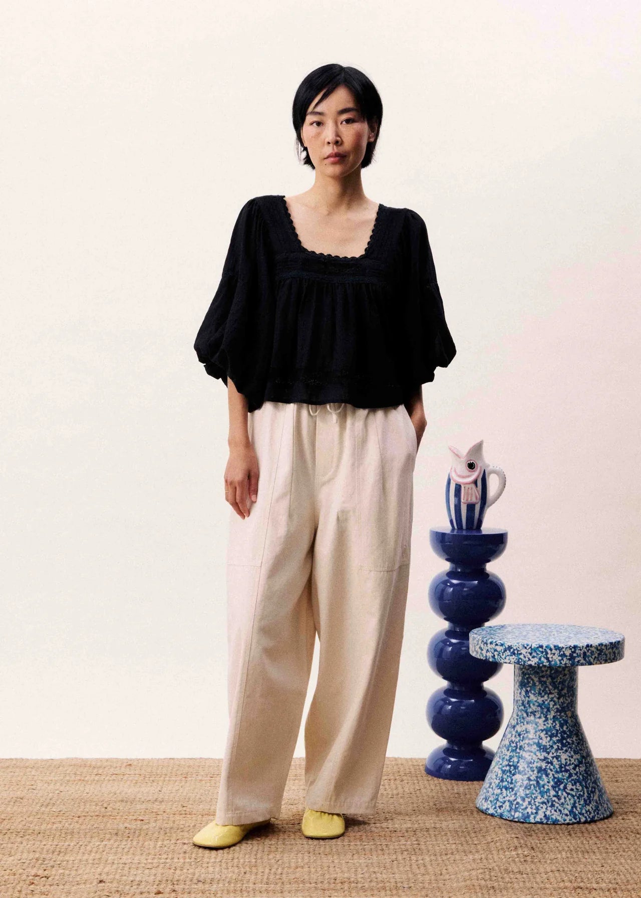 FRNCH Fluvia Blouse - Noir