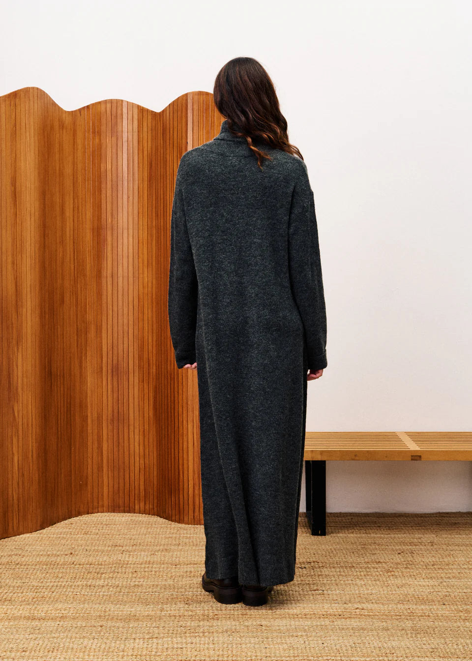 FRNCH Rooibos Dress - Grey